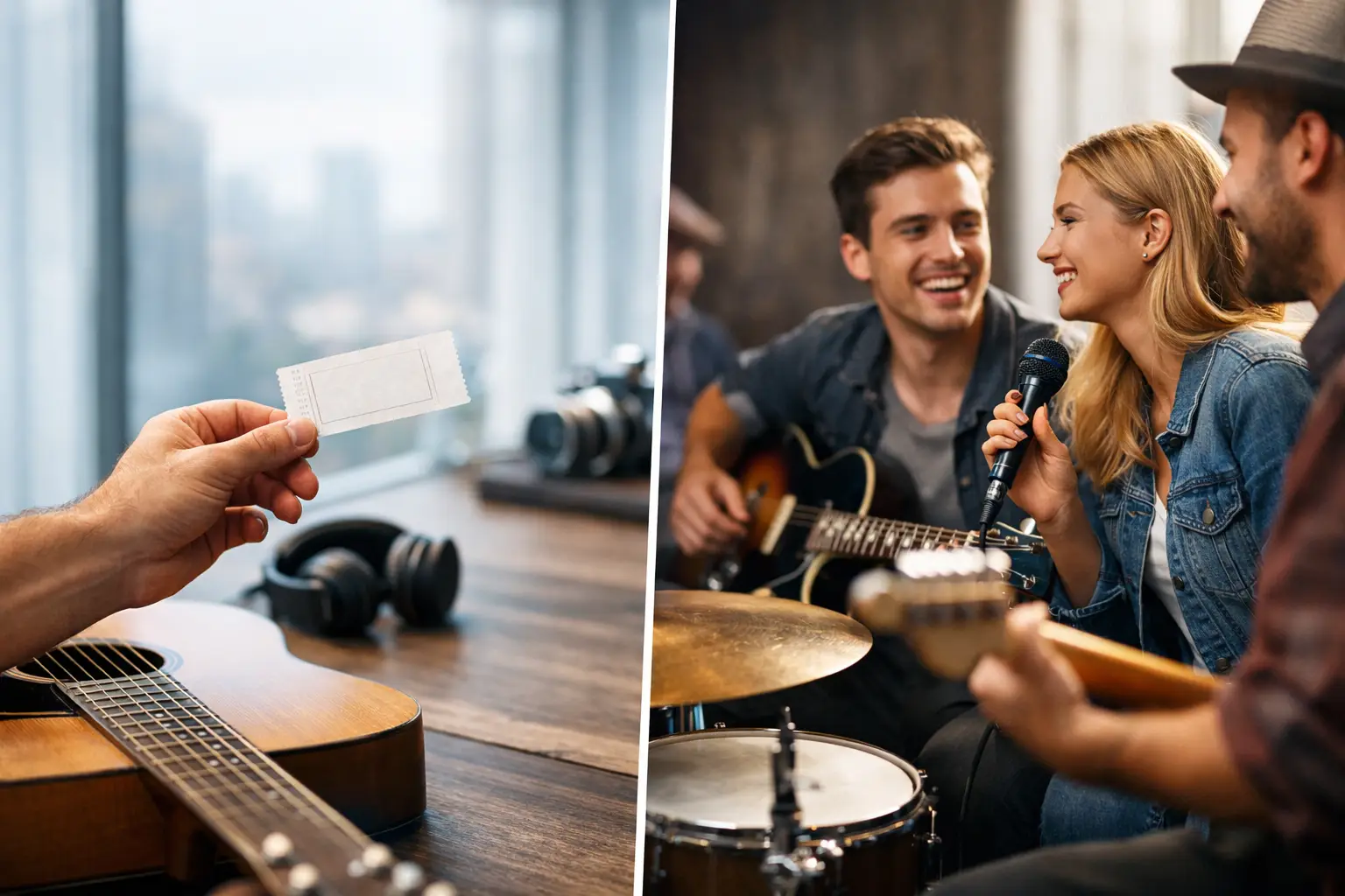 Einzelticket oder Gruppenticket für Musiker?