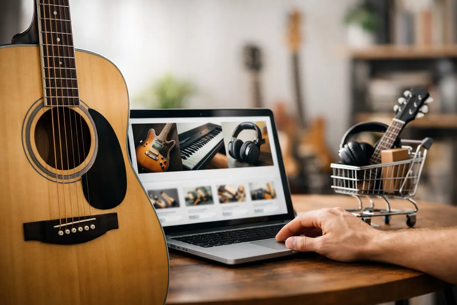 Musik Shops online: Instrumente sicher kaufen