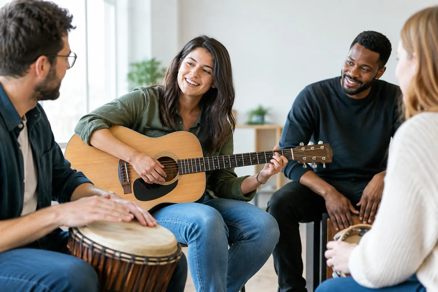 Wie funktionieren interaktive Musikseminare?